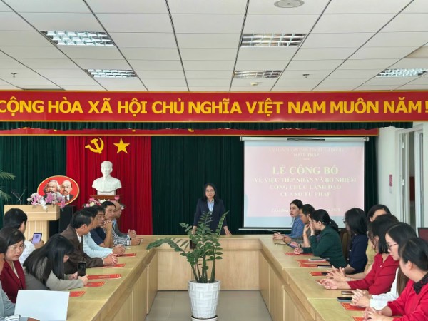 Sở Tư pháp Lâm Đồng bổ nhiệm lãnh đạo cấp phòng